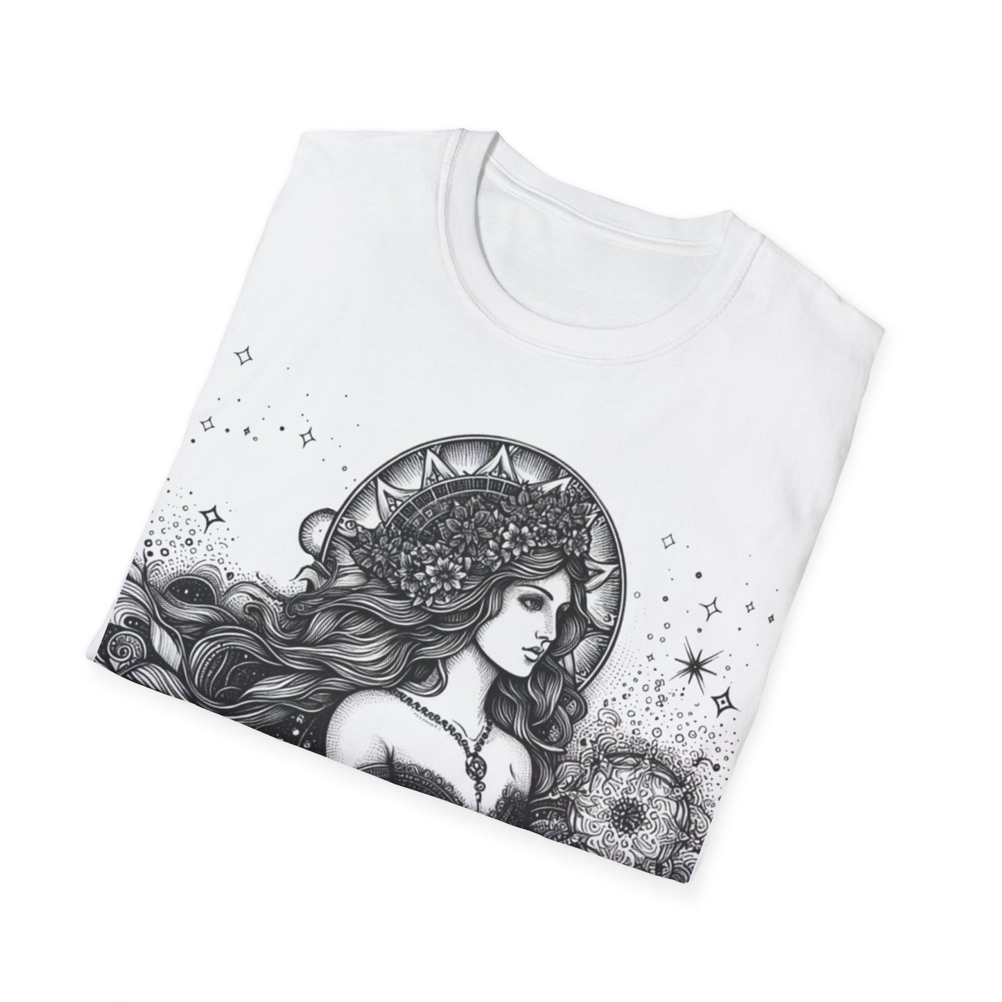 Virgo Zodiac Symbol Unisex T-Shirt Birthday Tee Sister Mother Gift