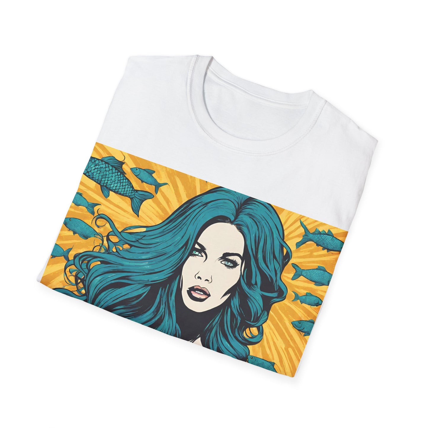 Mermaid T-shirt Cryptids Unisex Anime Fantasy Art Clothing Fashion Men Women