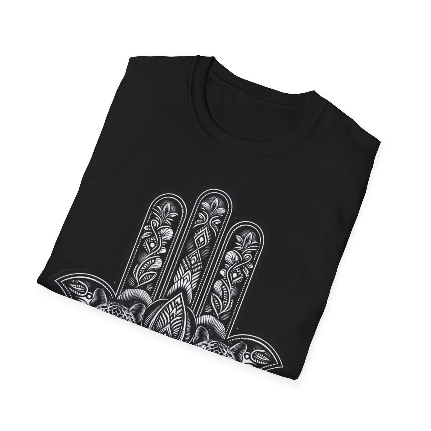 Hamsa T-Shirt Panther Gift Hand of Fatima Boho Spiritual Bohemian Top