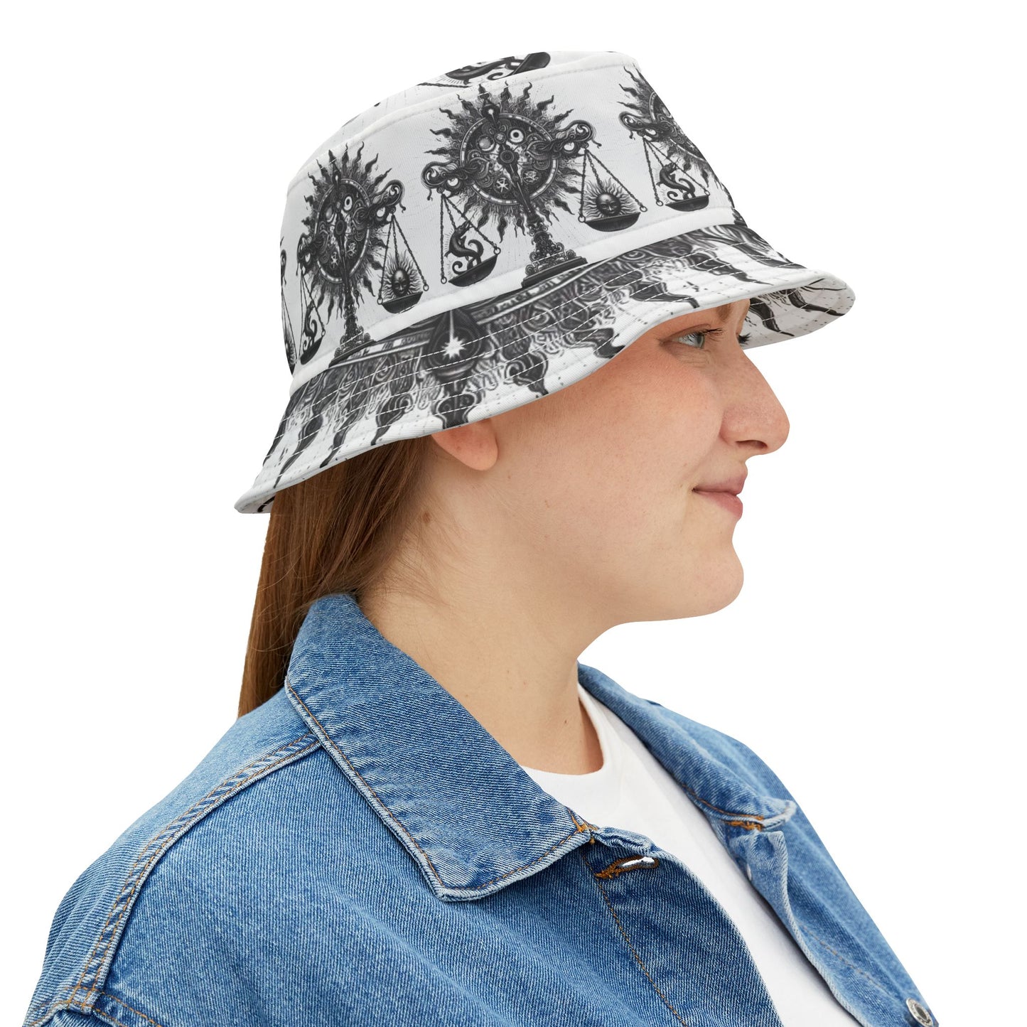 Libra Bucket Hat Gift Friend Daughter Sister Unisex Zodiac