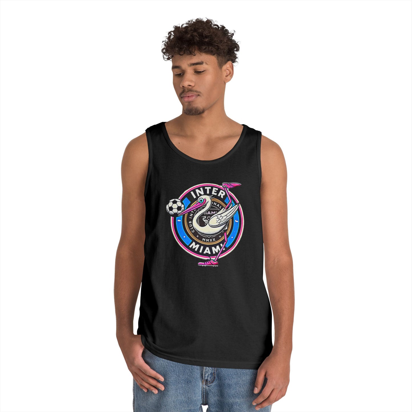 Inter Miami Unisex Heavy Cotton Tank Top