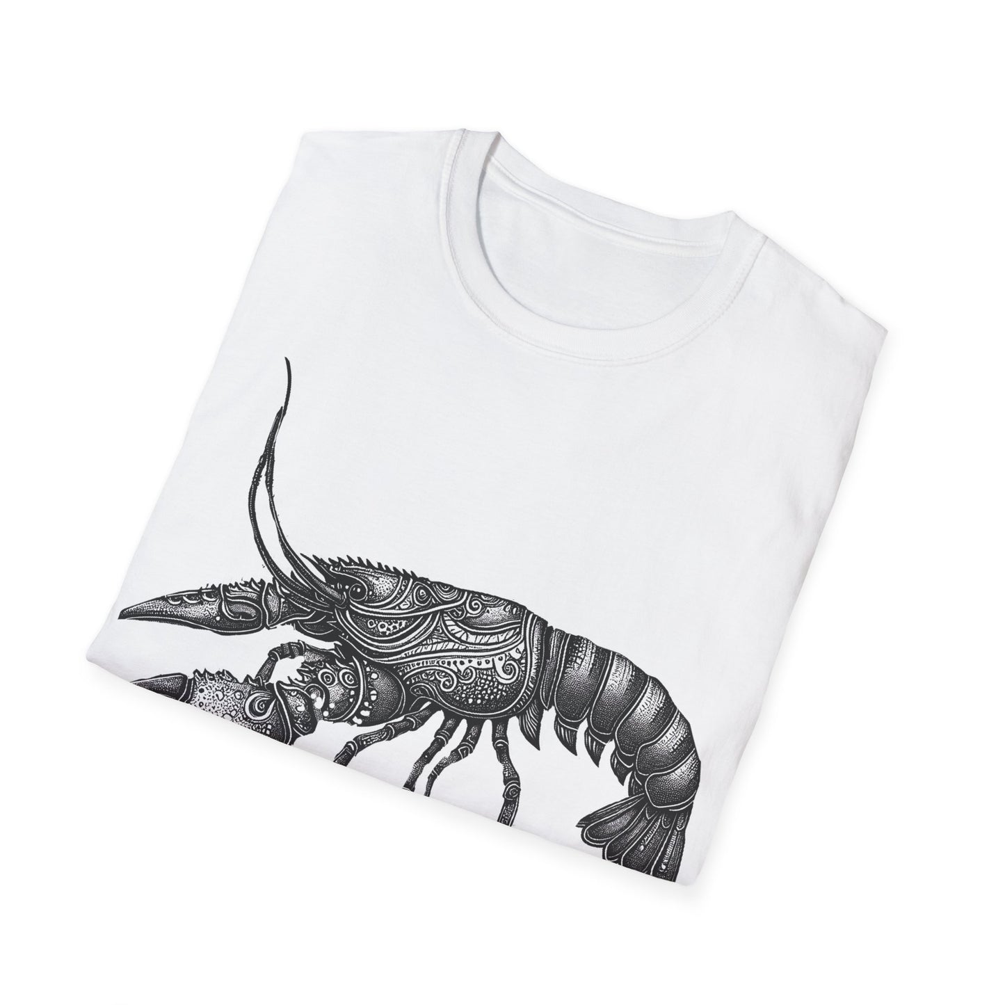 Lobster Unisex Softstyle T-Shirt Fishing Gift for Him