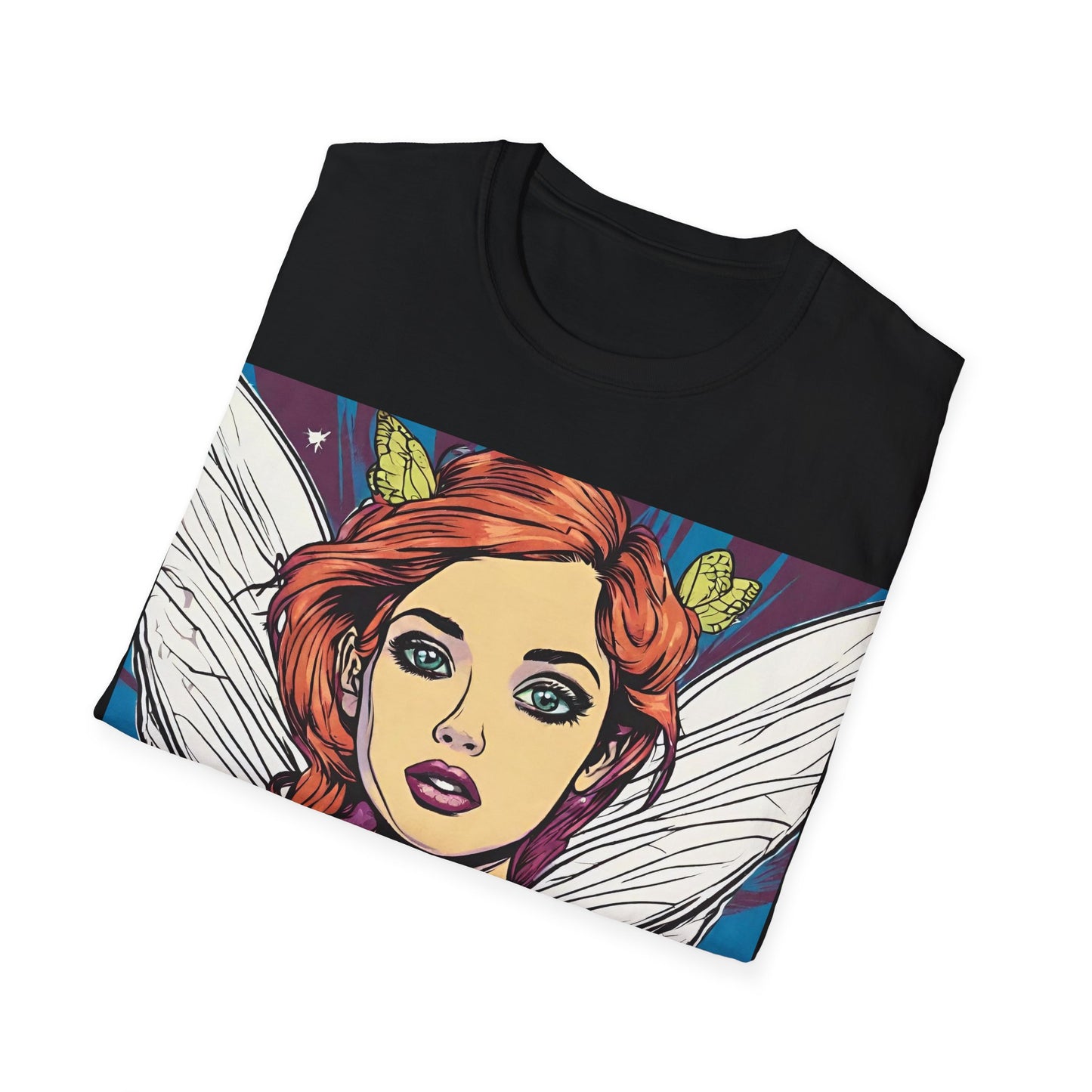 Fairy T-shirt Fantasy Anime Cryptids Unisex Garment-Dyed Girl Woman Men