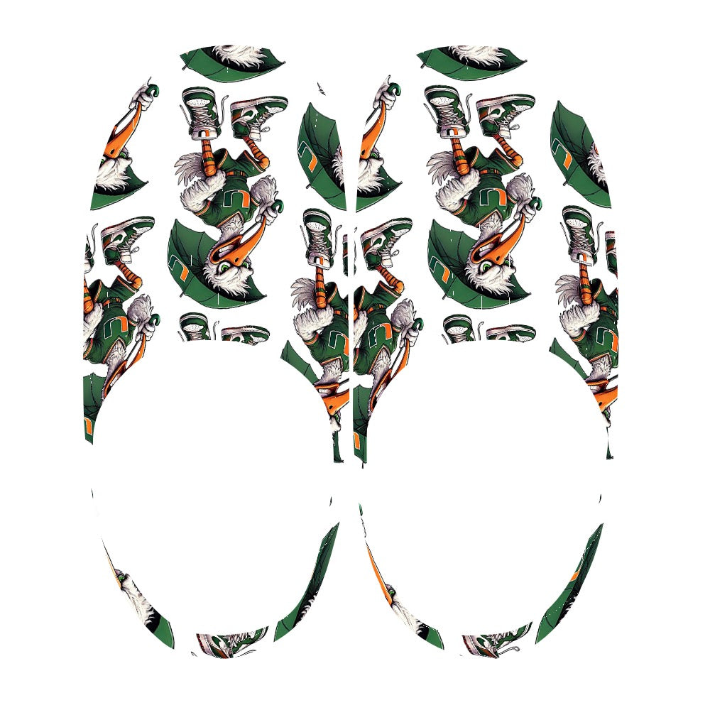 Miami Hurricanes Slippers University of Miami UM Men’s Women’s House Shoes