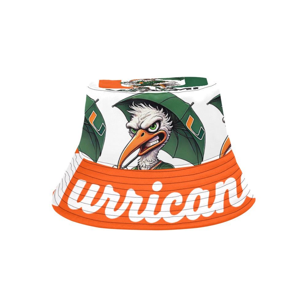 Miami Hurricanes University of Miami Men’s All Over Print Bucket Hat Large