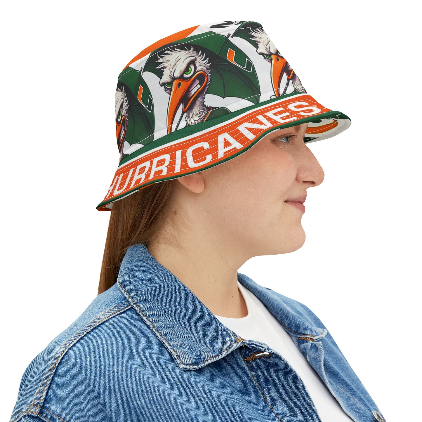 Miami University Hurricanes Bucket Hat Sports Team Fan Gift for Him Her