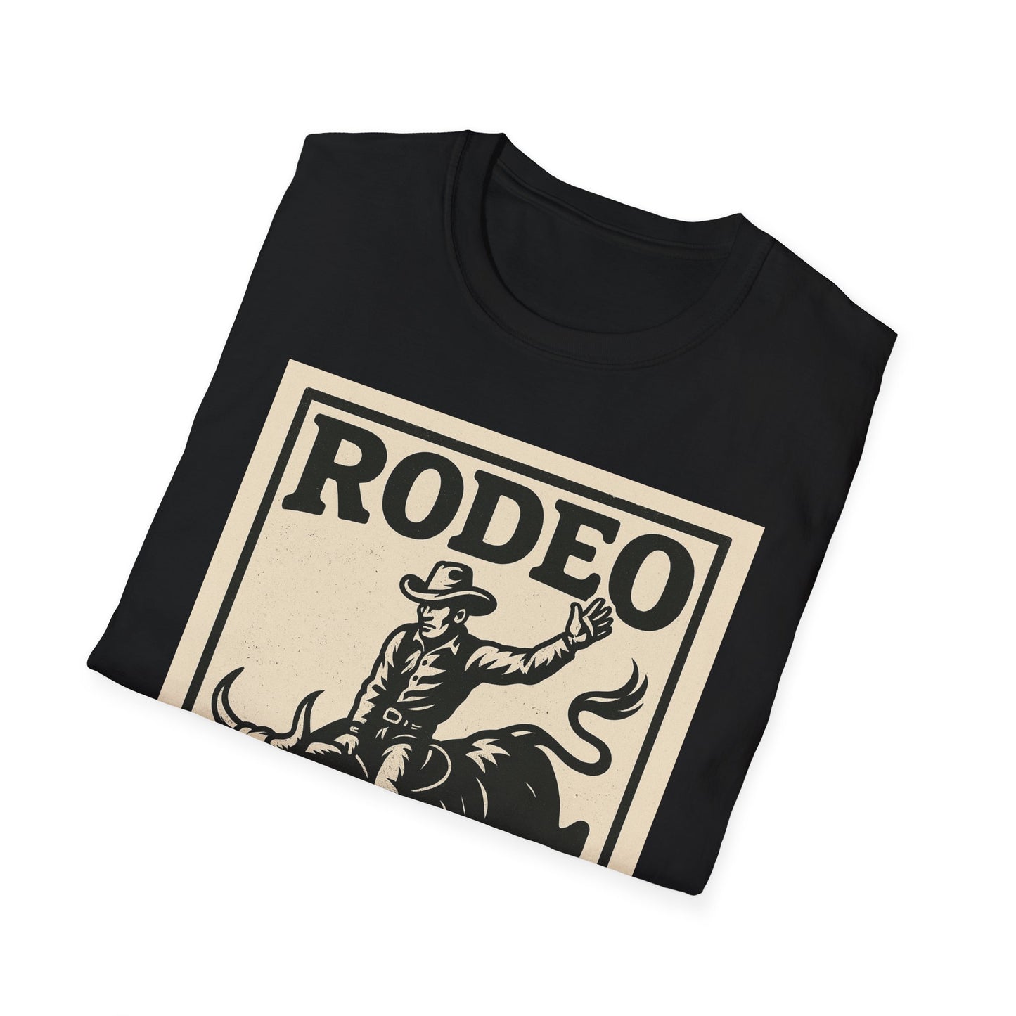 Cowboy Bull Riding Unisex T-Shirt Counrty Tee Western