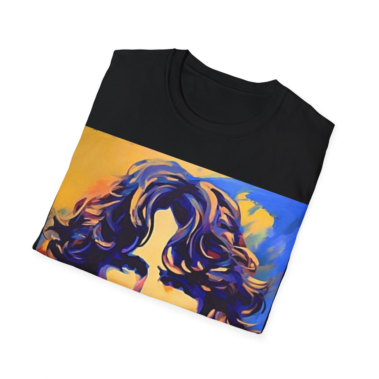 Jim Morrison Unisex Softstyle T-Shirt Vintage Retro Style 1960’s Style