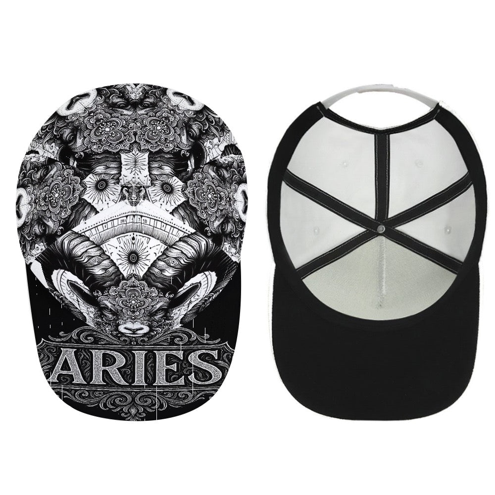 Aries Zodiac Trucker Hat, Aries Baseball Cap, Astrology Hat, Aries Gift