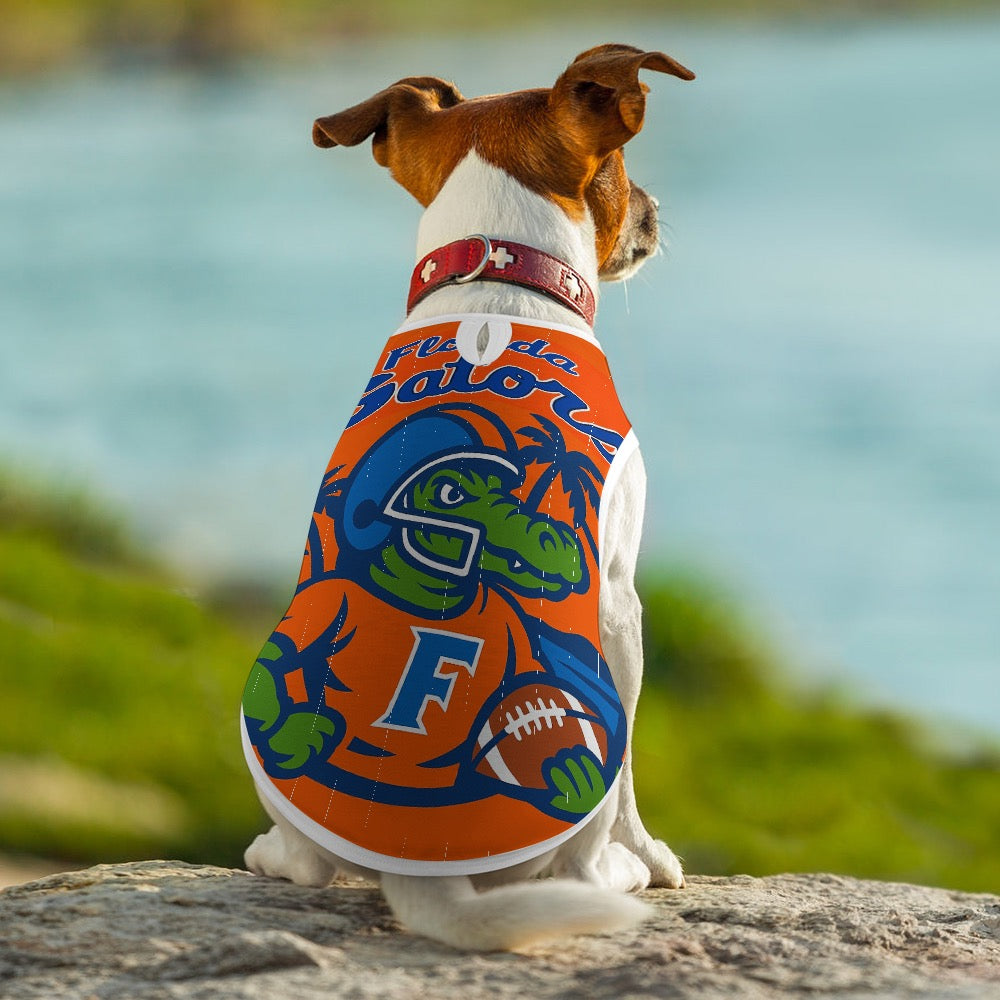 Florida Gators Pet Vest, University of Florida Dog Shirt, Gators Dog Apparel