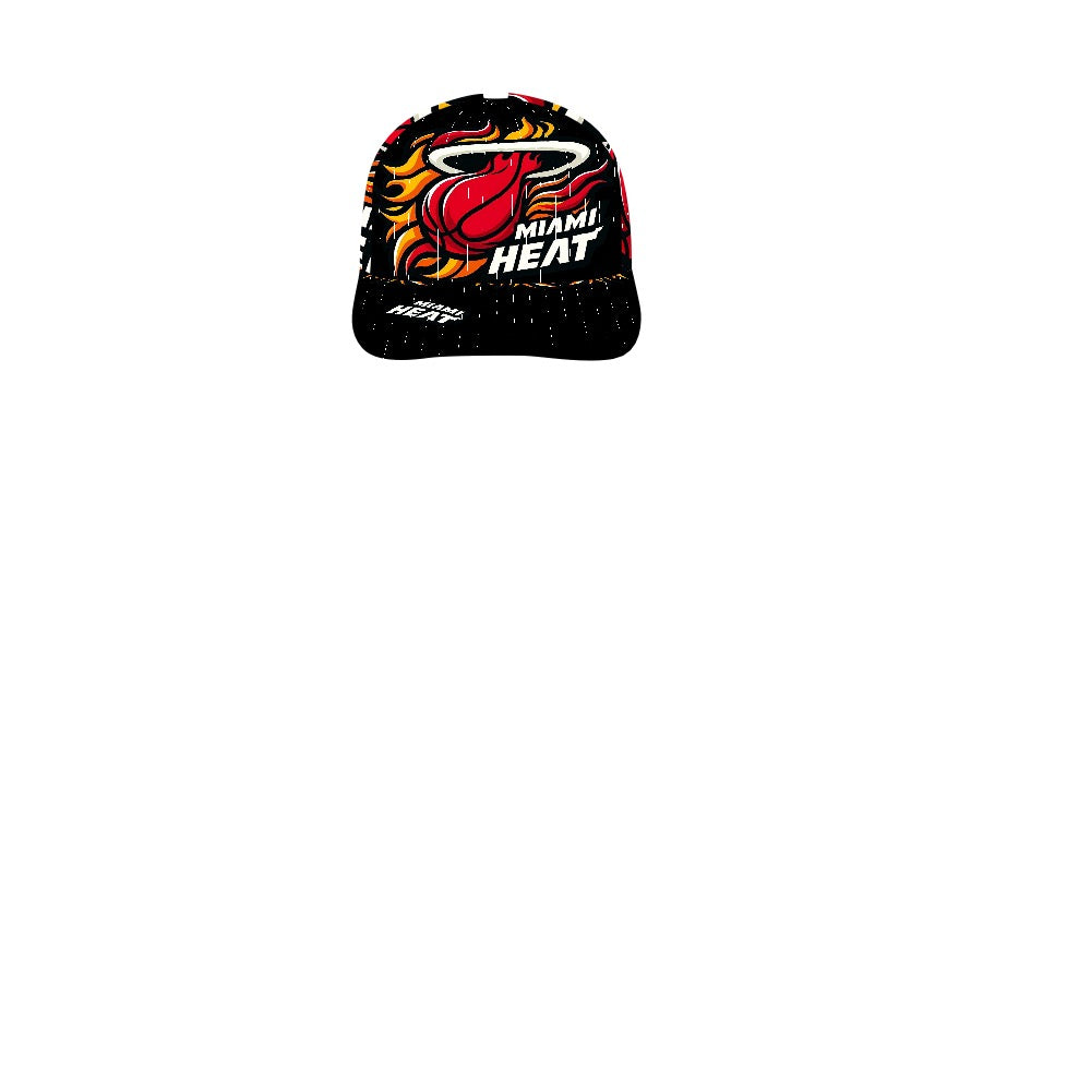 Miami Heat Trucker Hat, Miami Heat Baseball Cap, Basketball Fan Hat