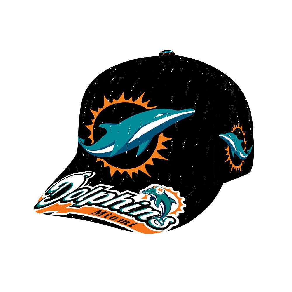 Miami Dolphins Trucker Hat, Miami Dolphins Baseball Cap, Dolphins Hat, Football Fan Gift