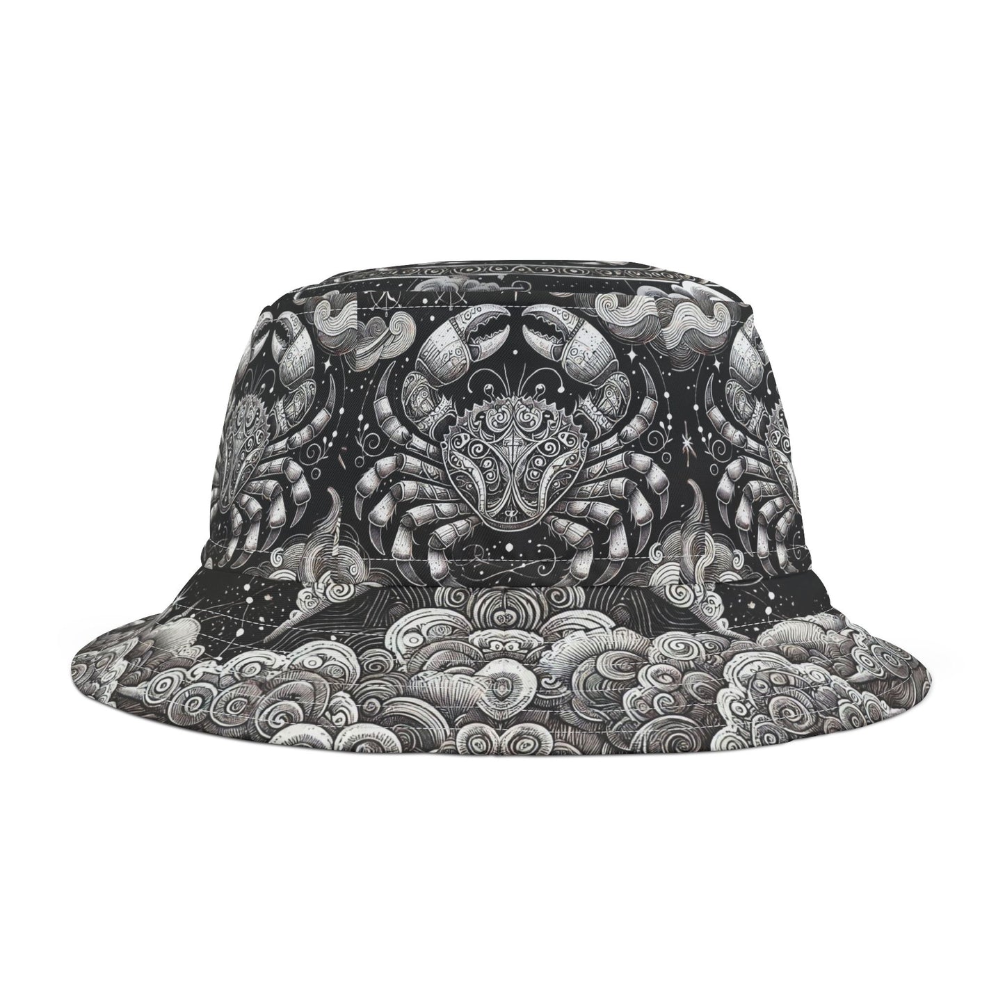 Cancer Zodiac Bucket Hat Crab Night Sky Gift Unisex