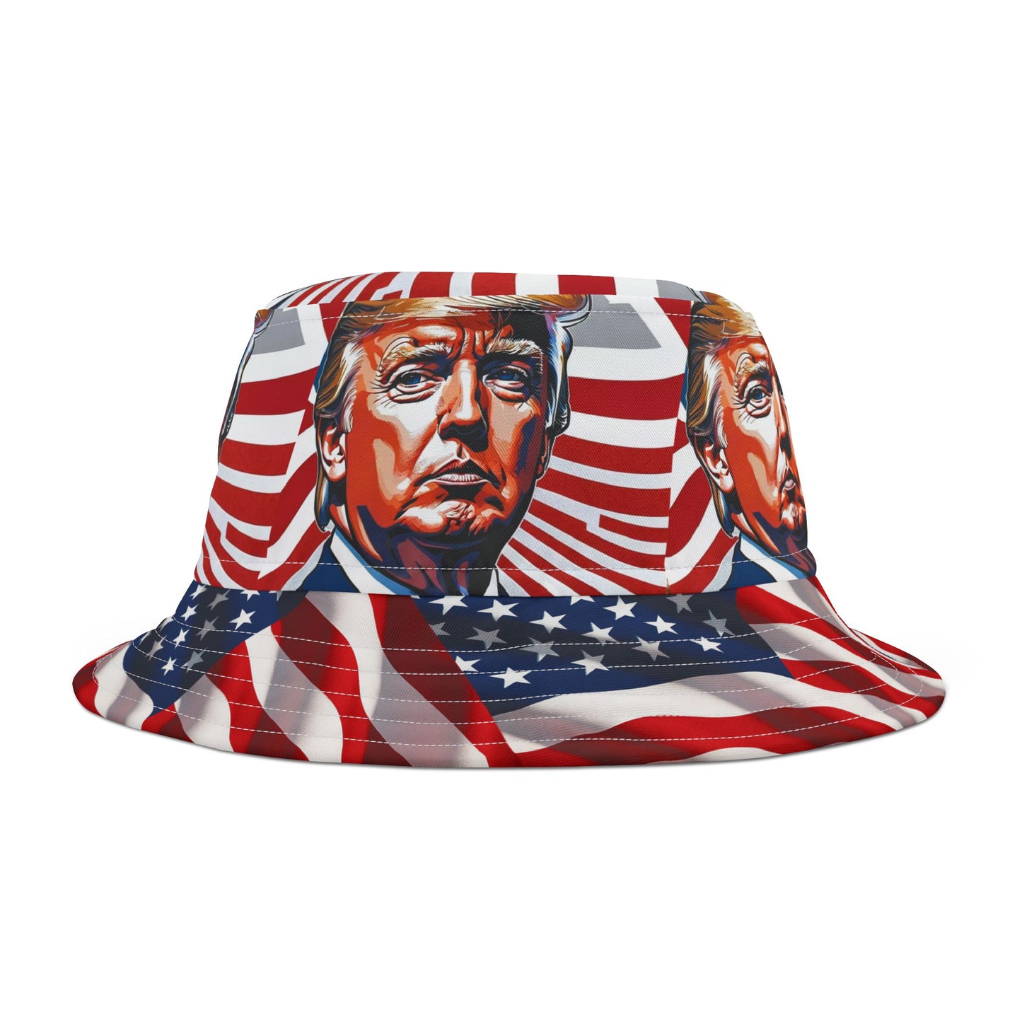 Trump 45/47!!! Bucket Hat Political Humor Gift Republican MAGA
