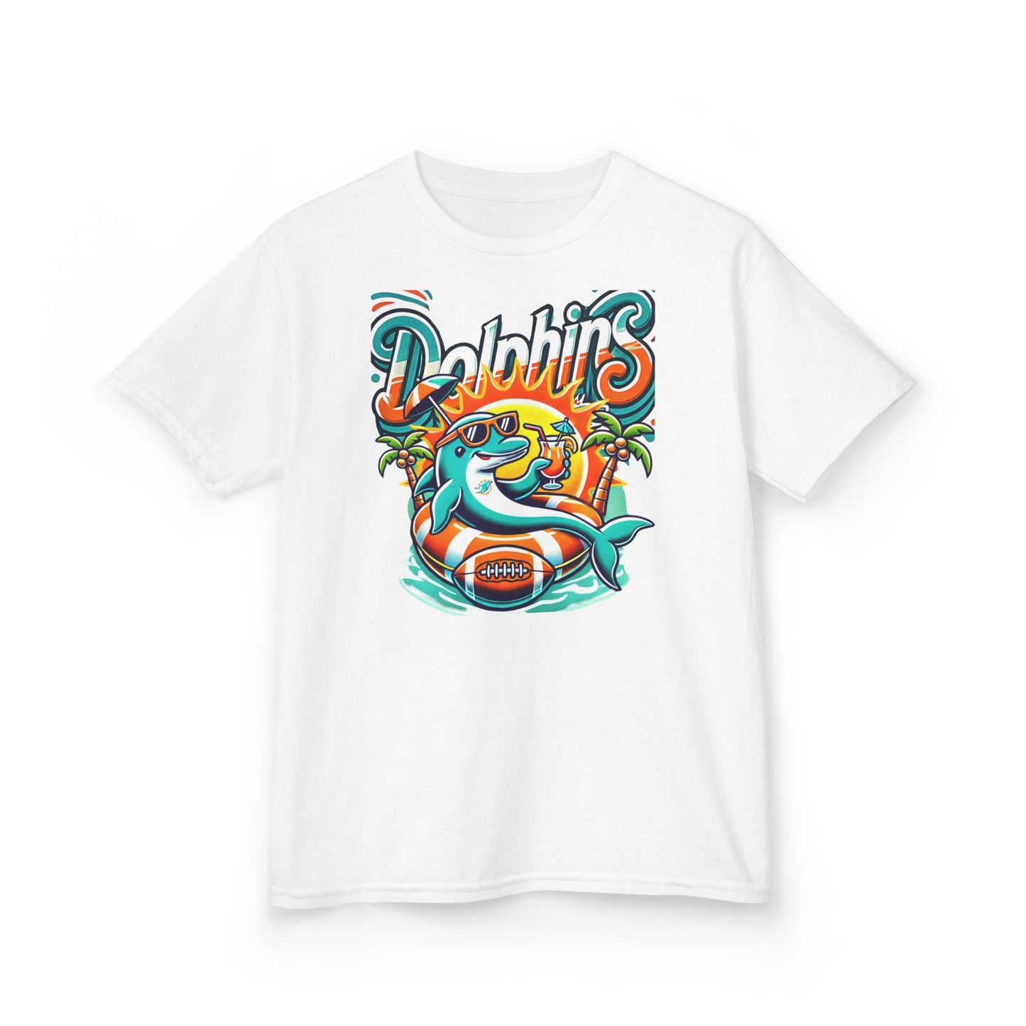 Kids Heavy Cotton™ Tee Miami Dolphins Football