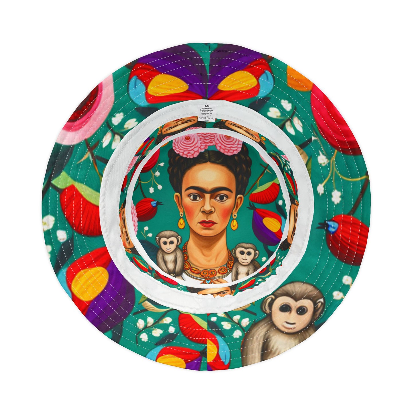 Frida Kahlo Bucket Hat Mexican Artist Gift Birthday Christmas Daughter Mother Sister Friend