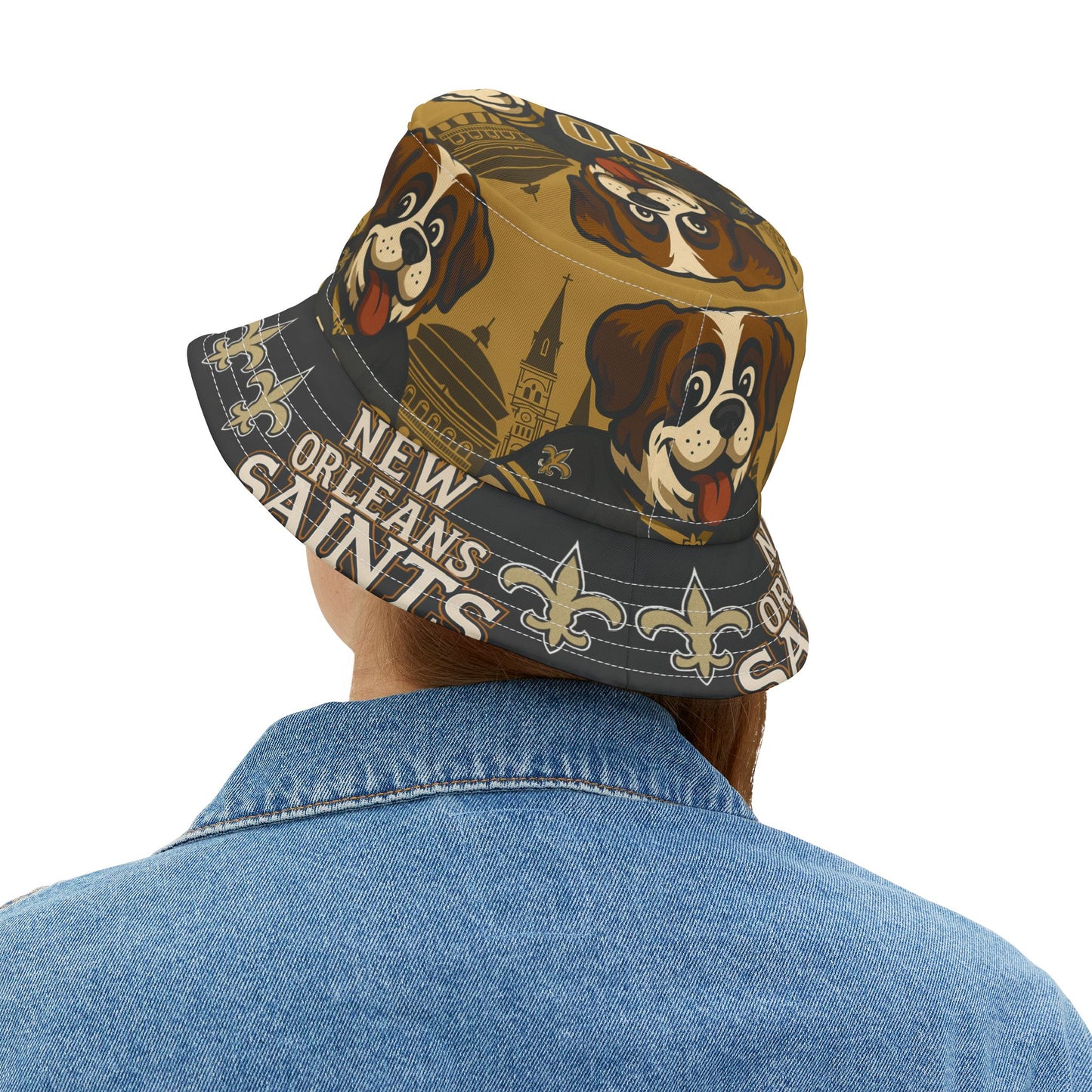 New Orleans Saints Football Bucket Hat Gift Sports Wear