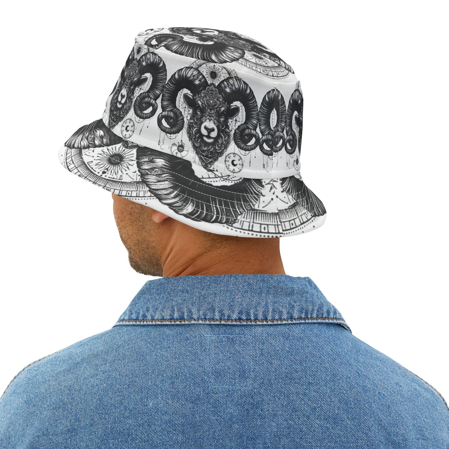 Aries Ram Bucket Hat Zodiac Gift Birthday Christmas Anniversary Wife Friend Daughter