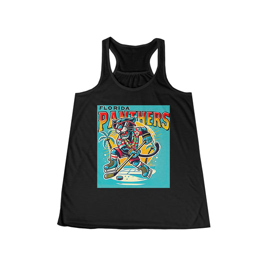 Florida Panthers Hockey Women's Flowy Racerback Tank Sports Fan Apparel