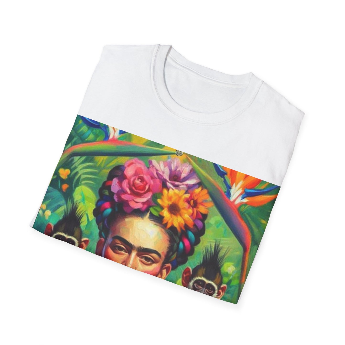 Frida Kahlo Unisex Softstyle T-Shirt Newest Artist Mexico Mexican