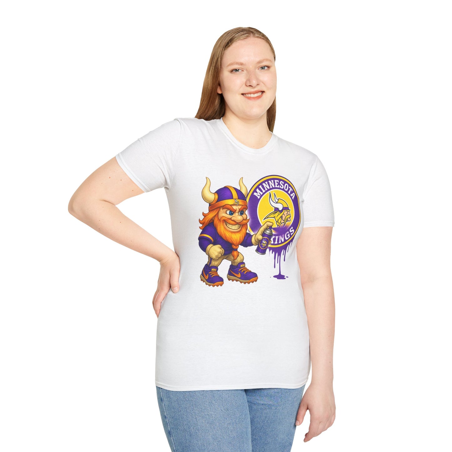 Vikings Football Unisex Softstyle T-Shirt