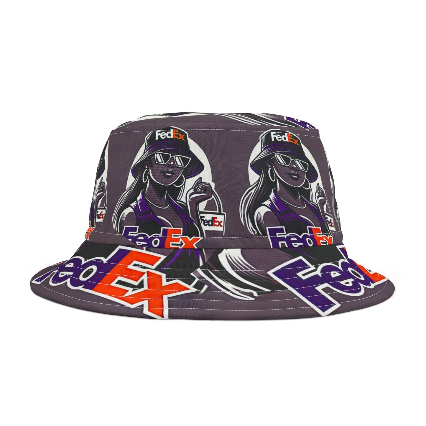 FedEx Woman Bucket Hat