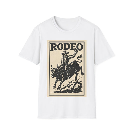 Cowboy Bull Riding Unisex T-Shirt Counrty Tee Western