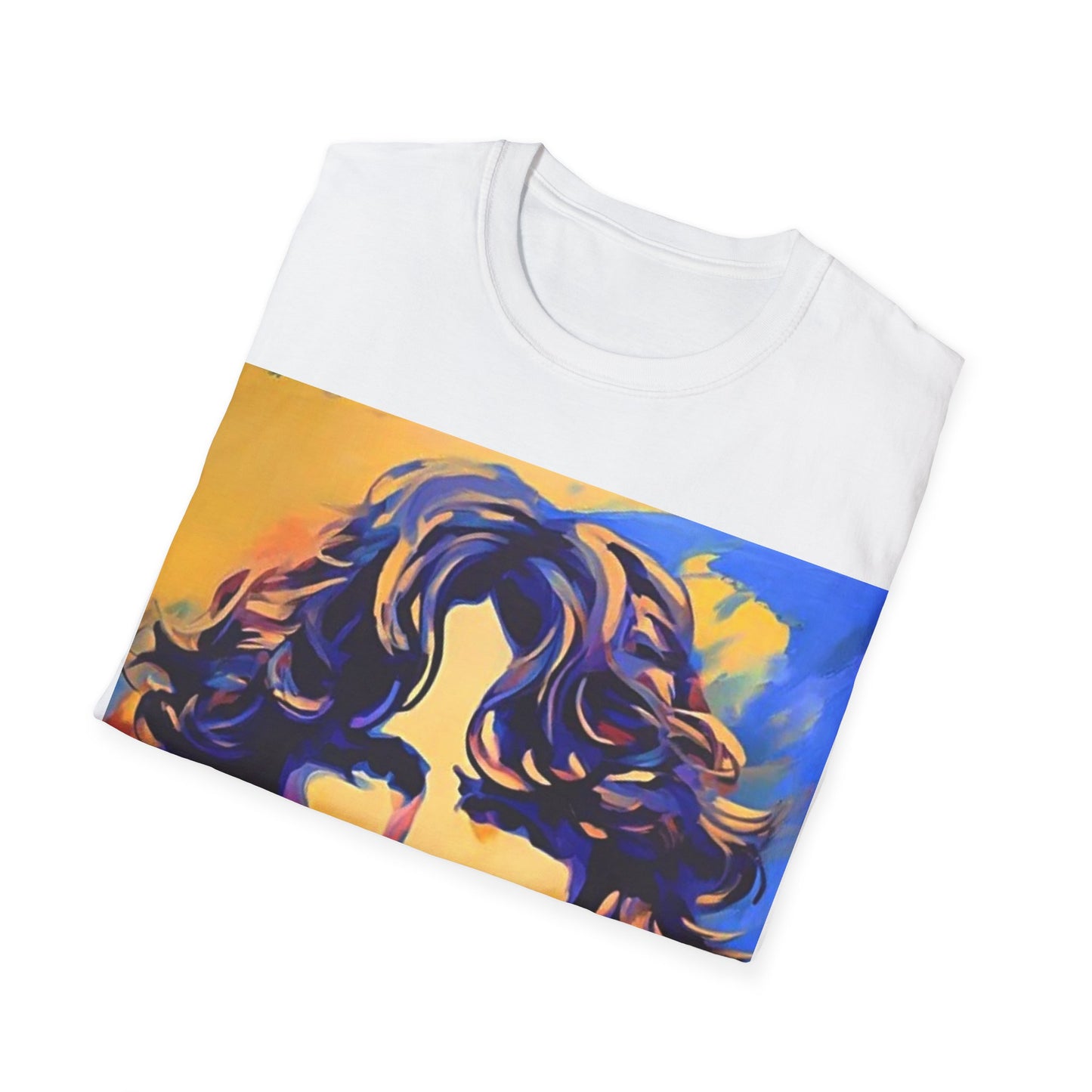 Jim Morrison Unisex Softstyle T-Shirt Vintage Retro Style 1960’s Style
