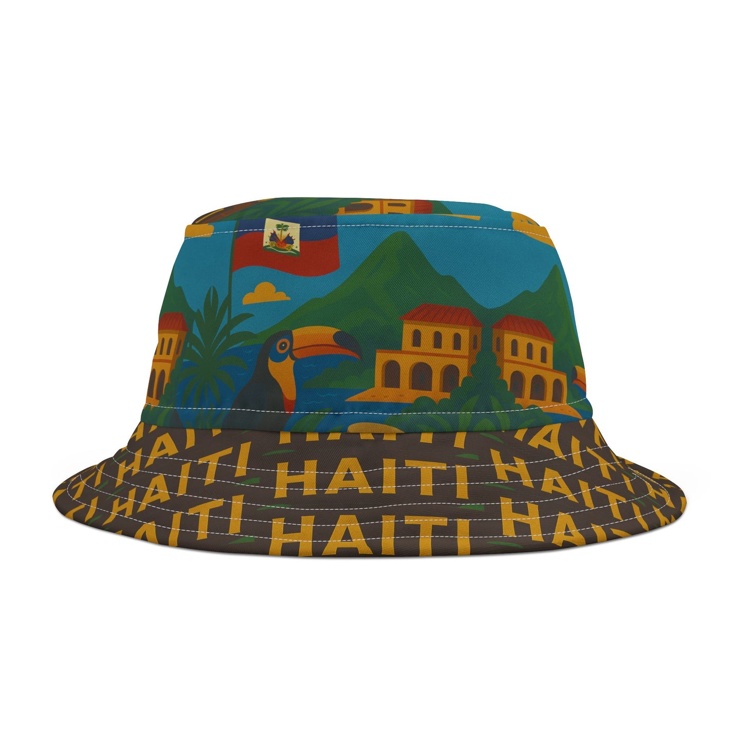 Haiti Bucket Hat Gift for Her Him Country Fashion