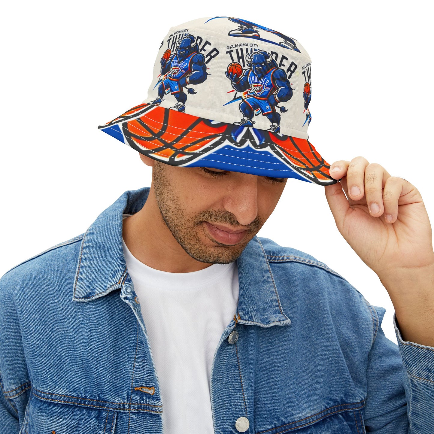 Oklahoma City Thunder Basketball Bucket Hat Unisex Gift