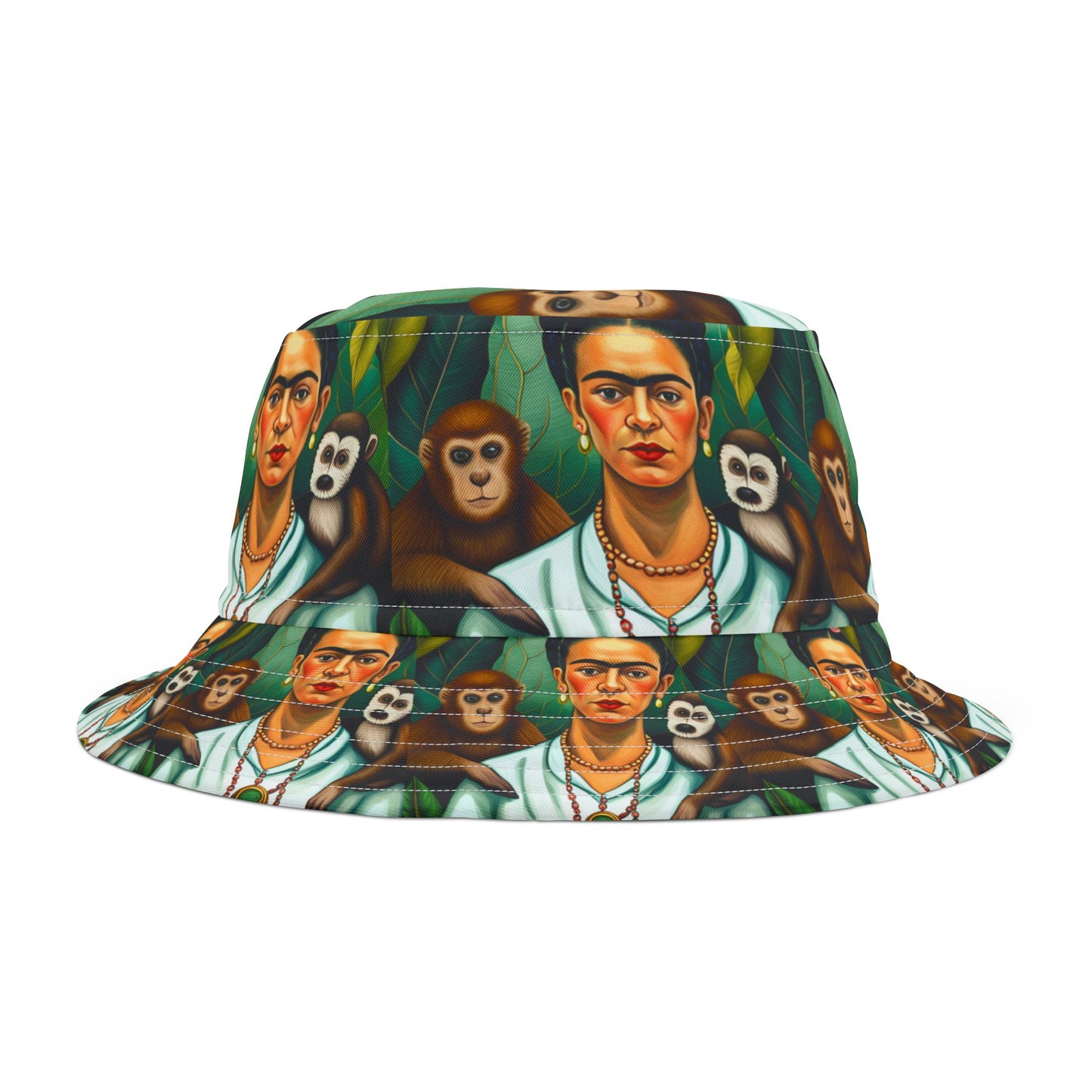 Frida Kahlo Bucket Hat Mexican Artist Gift Original Art Retro Vintage Style