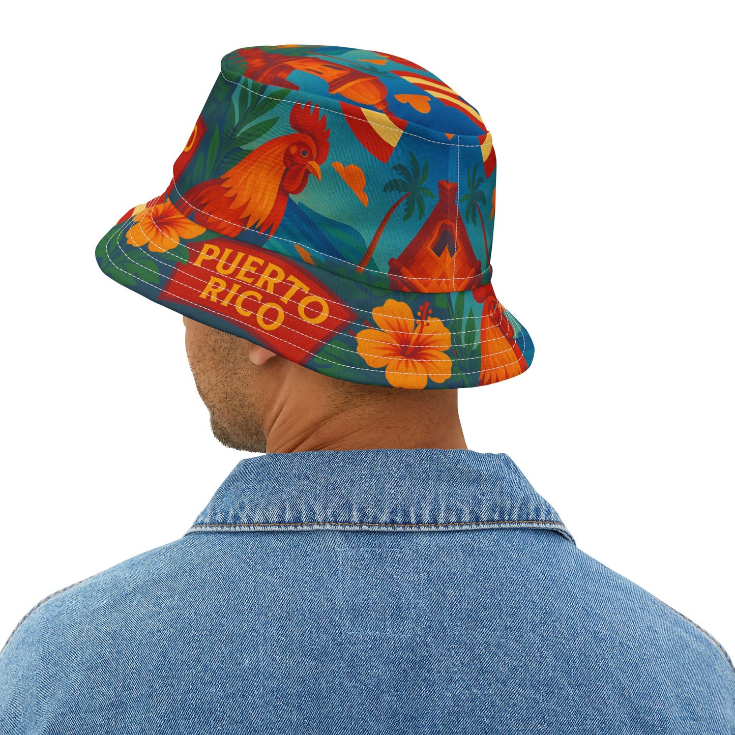 Puerto Rico Bucket Hat Gift for him her PR