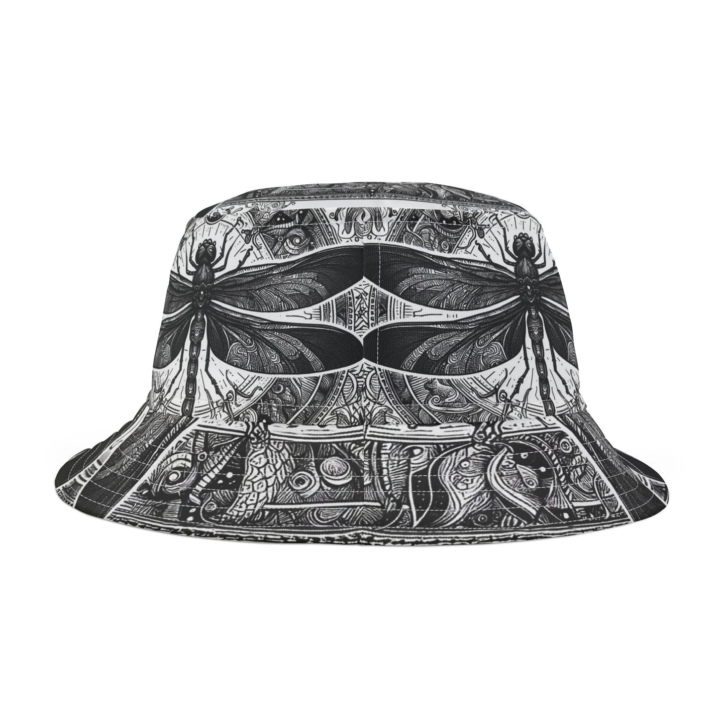 Dragonflies Bucket Hat Gift Friend Daughter Beach Fashion BOHO