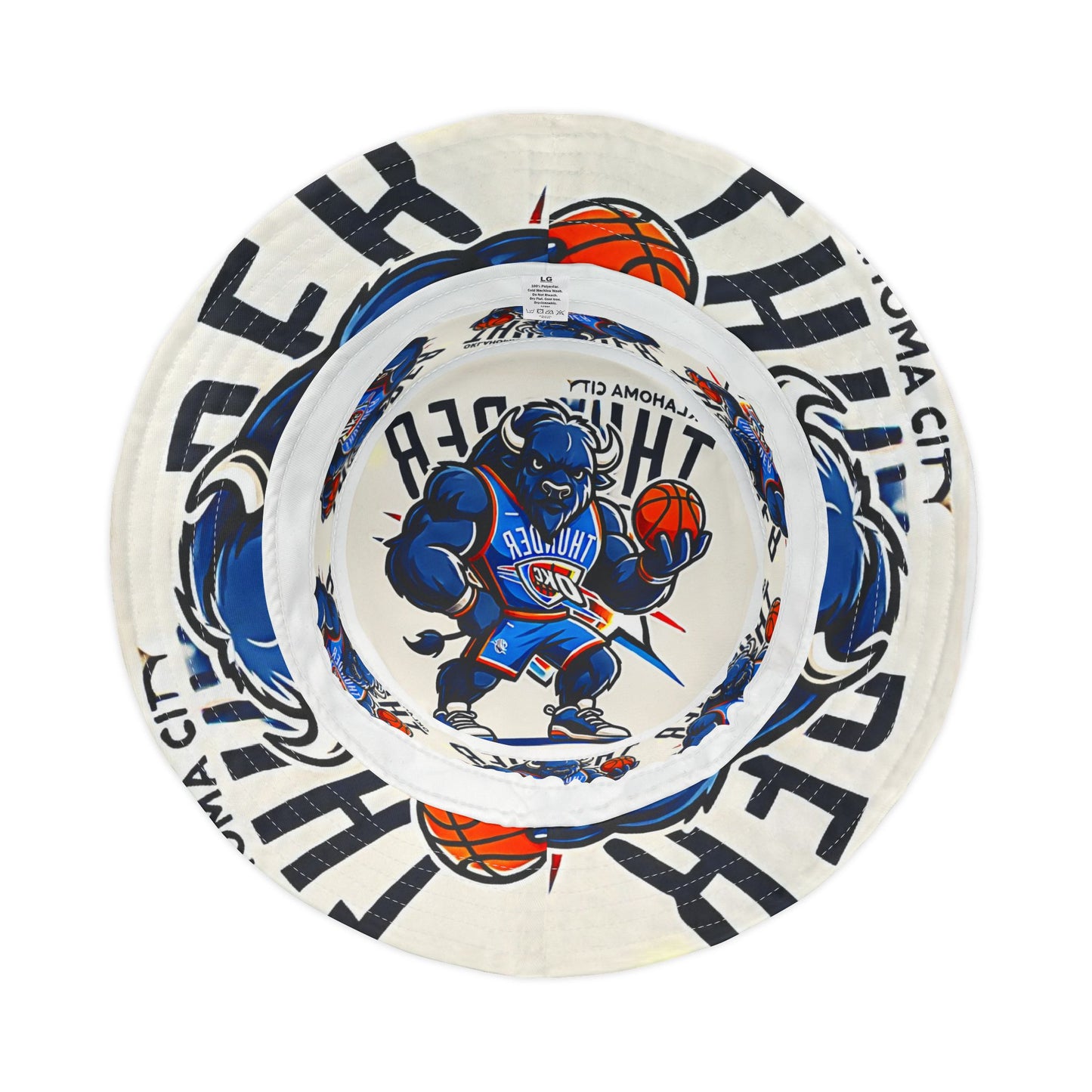 Oklahoma City Thunder Basketball Bucket Hat Unisex Gift