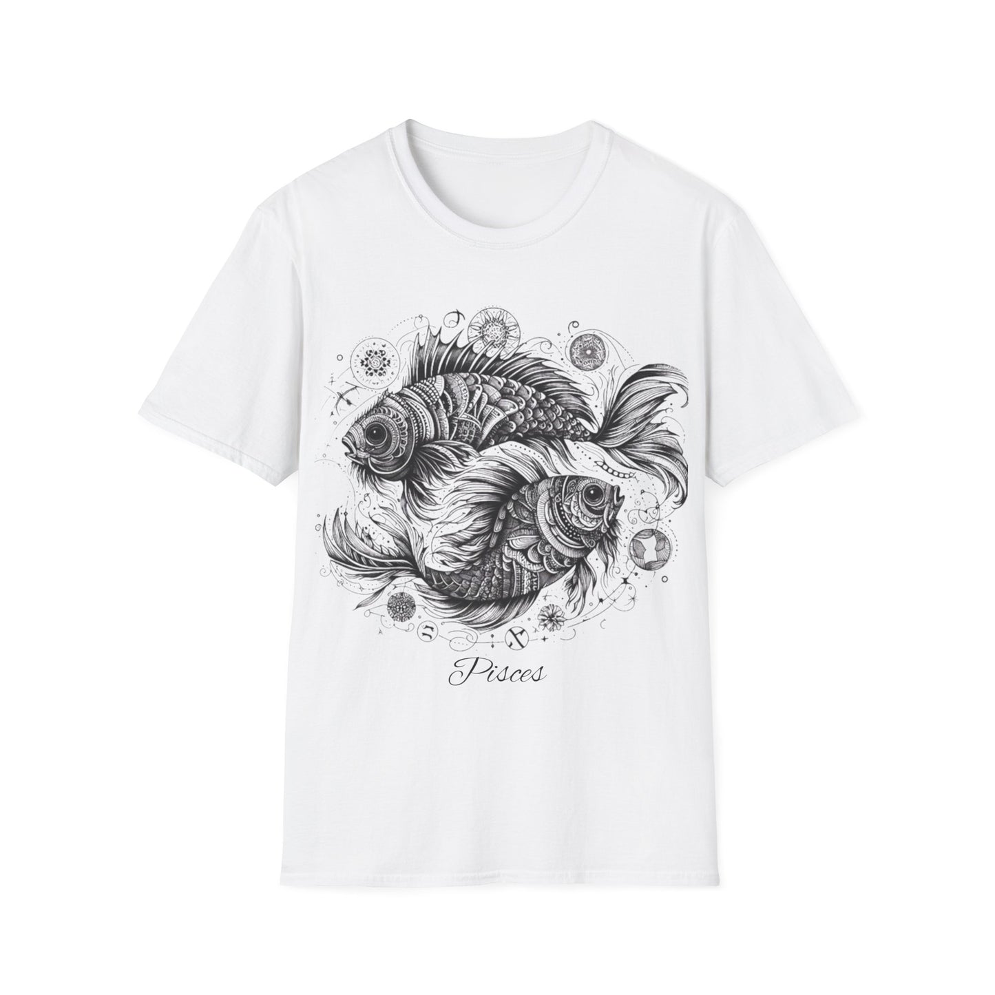 Pisces Birthday Unisex Tee T-shirt Boho Bohemian Gift for Her Him Daughter Son Mother Father