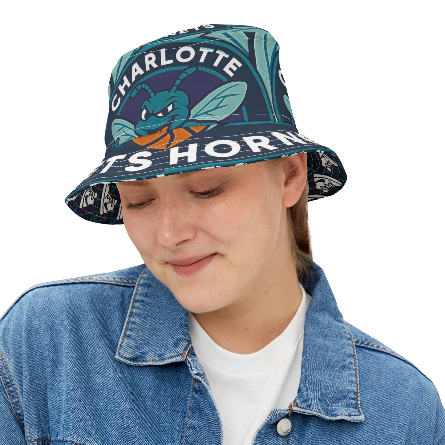 Hornets Charlotte NC Bucket Hat Football