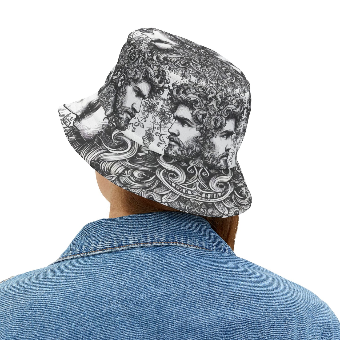 Gemini male Bucket Hat Gift Zodiac Friend Birthday Daughter Sister Unisex