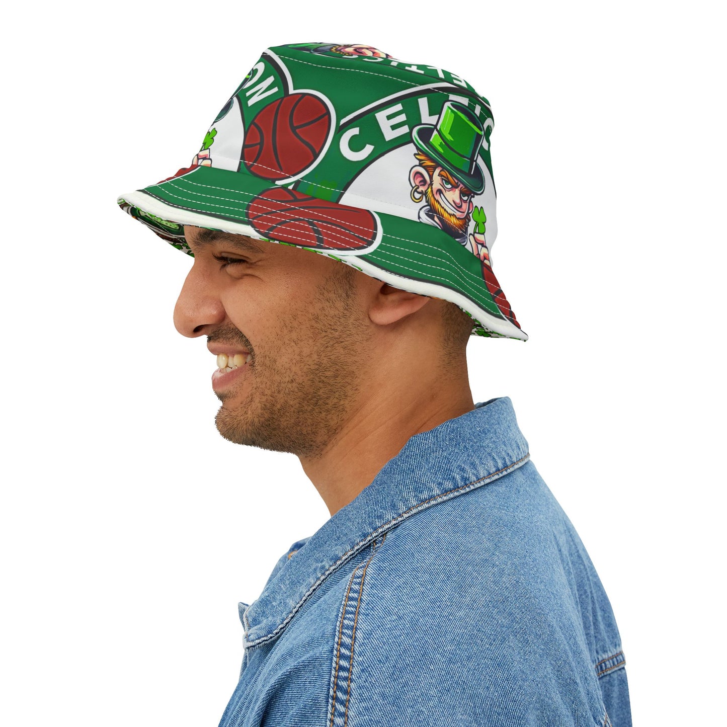 Boston Celtics Bucket Hat Basketball Fan Unisex Gift