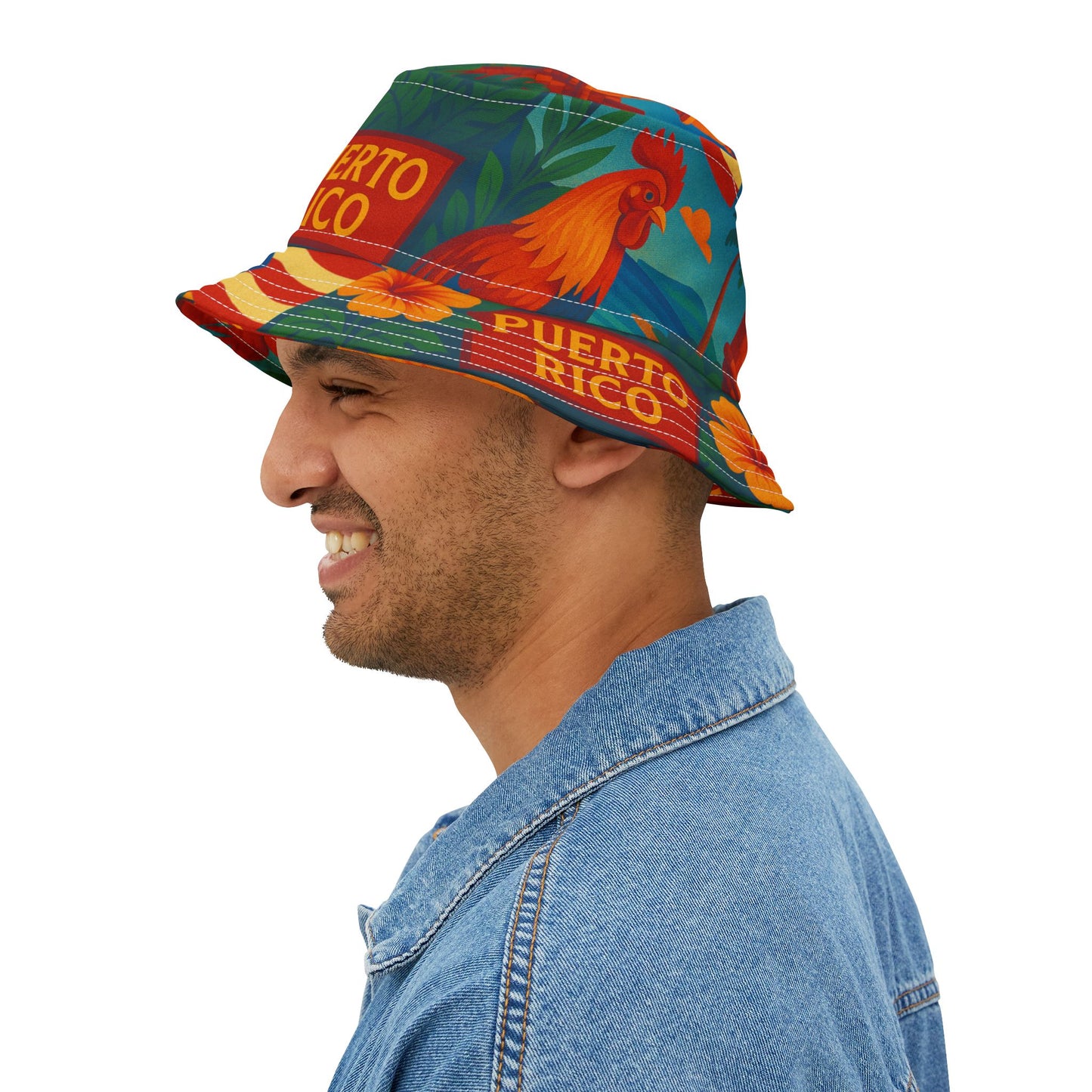 Puerto Rico Bucket Hat Gift for him her PR