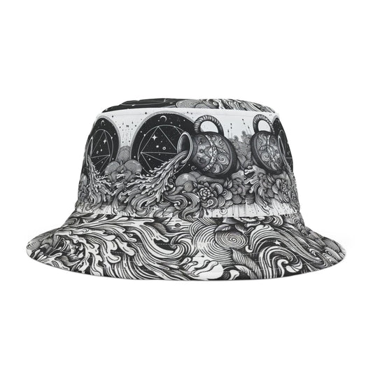 Aquarius Bucket Hat Gift Zodiac Friend Daughter Sister Unisex