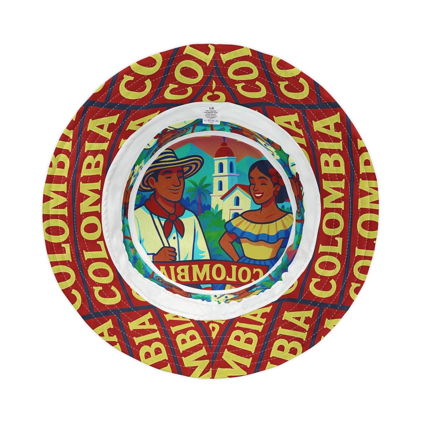 Columbia Bucket Hat Colombian Gift for Her Him Unisex