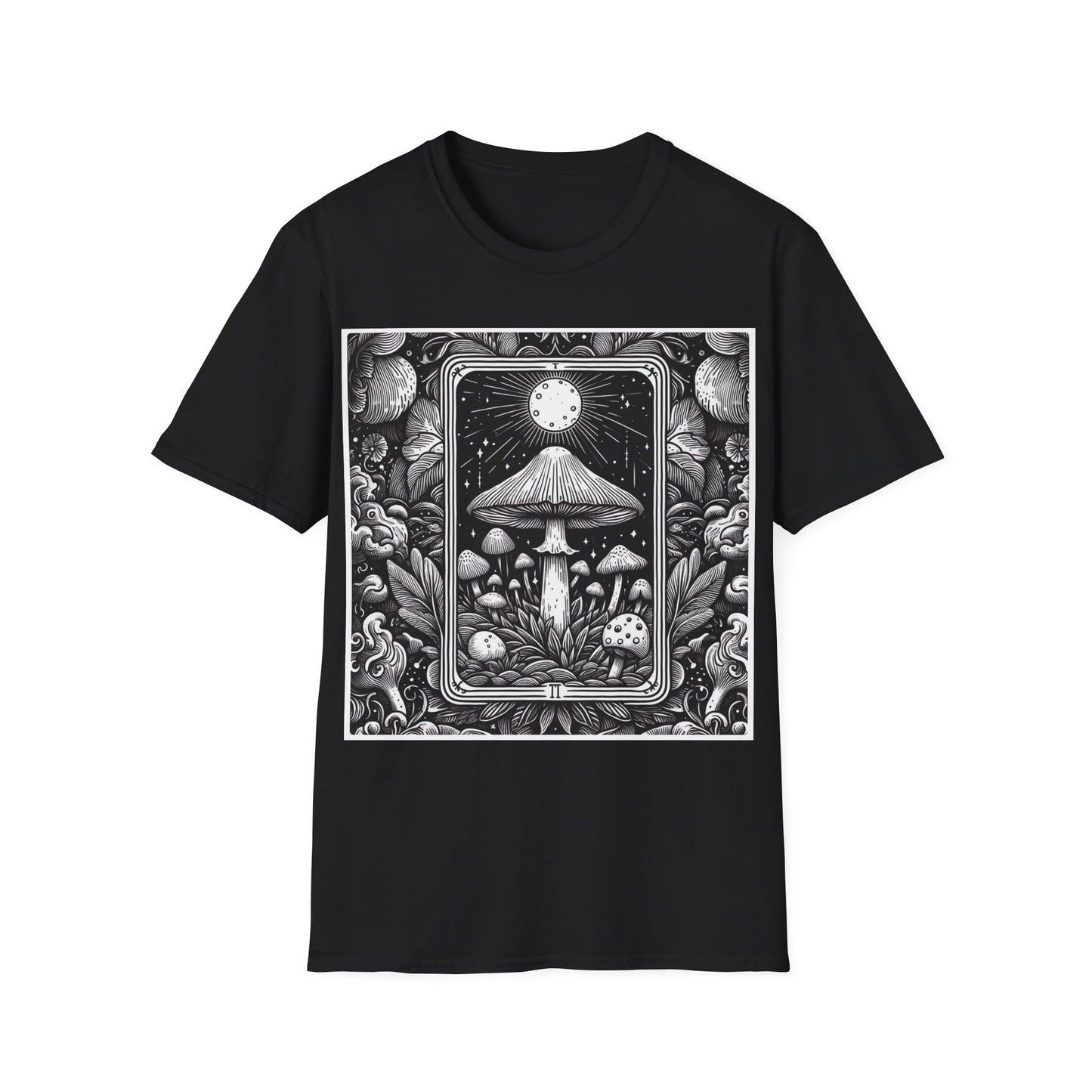 Mushroom T-Shirt Fungi Shirt Unisex Softstyle Gift for Wife Husband Father Mother Daughter Friend