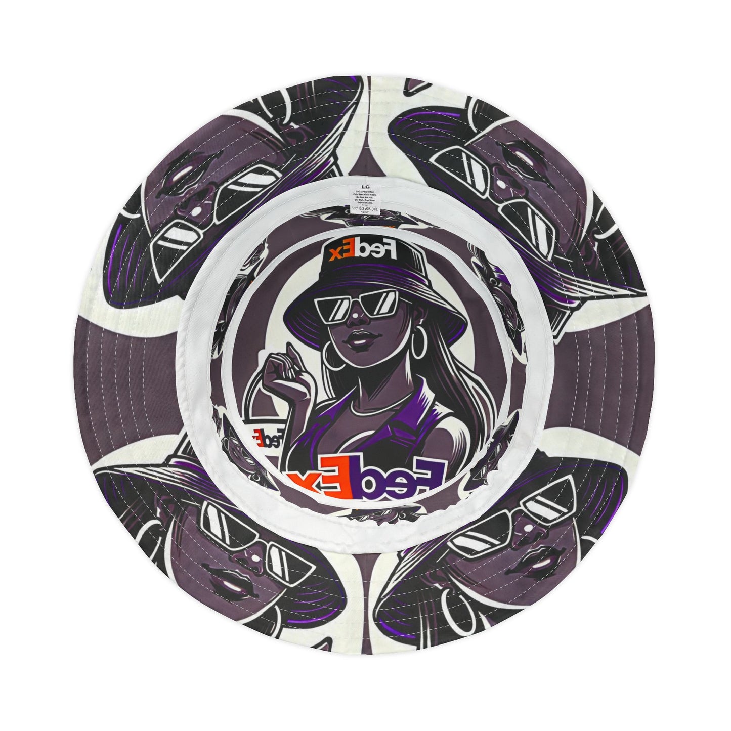 FedEx Woman Bucket Hat