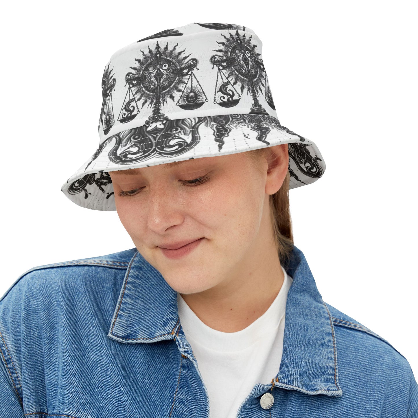 Libra Bucket Hat Gift Friend Daughter Sister Unisex Zodiac