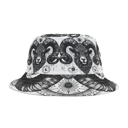 Aries Ram Bucket Hat Zodiac Gift Birthday Christmas Anniversary Wife Friend Daughter