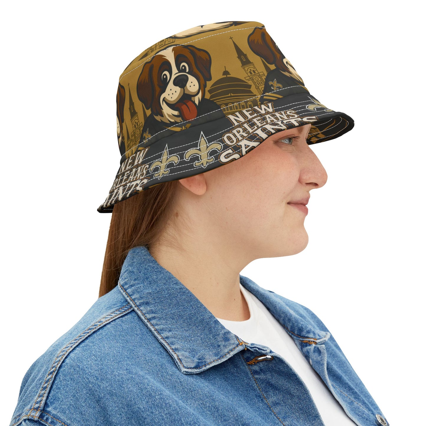 New Orleans Saints Football Bucket Hat Gift Sports Wear