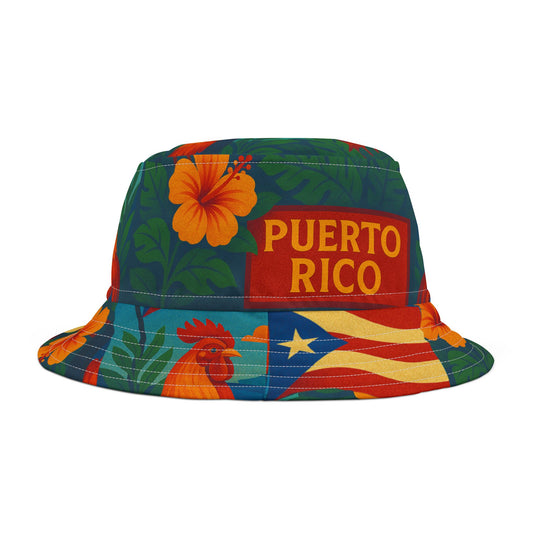 Puerto Rico Bucket Hat Gift for him her PR