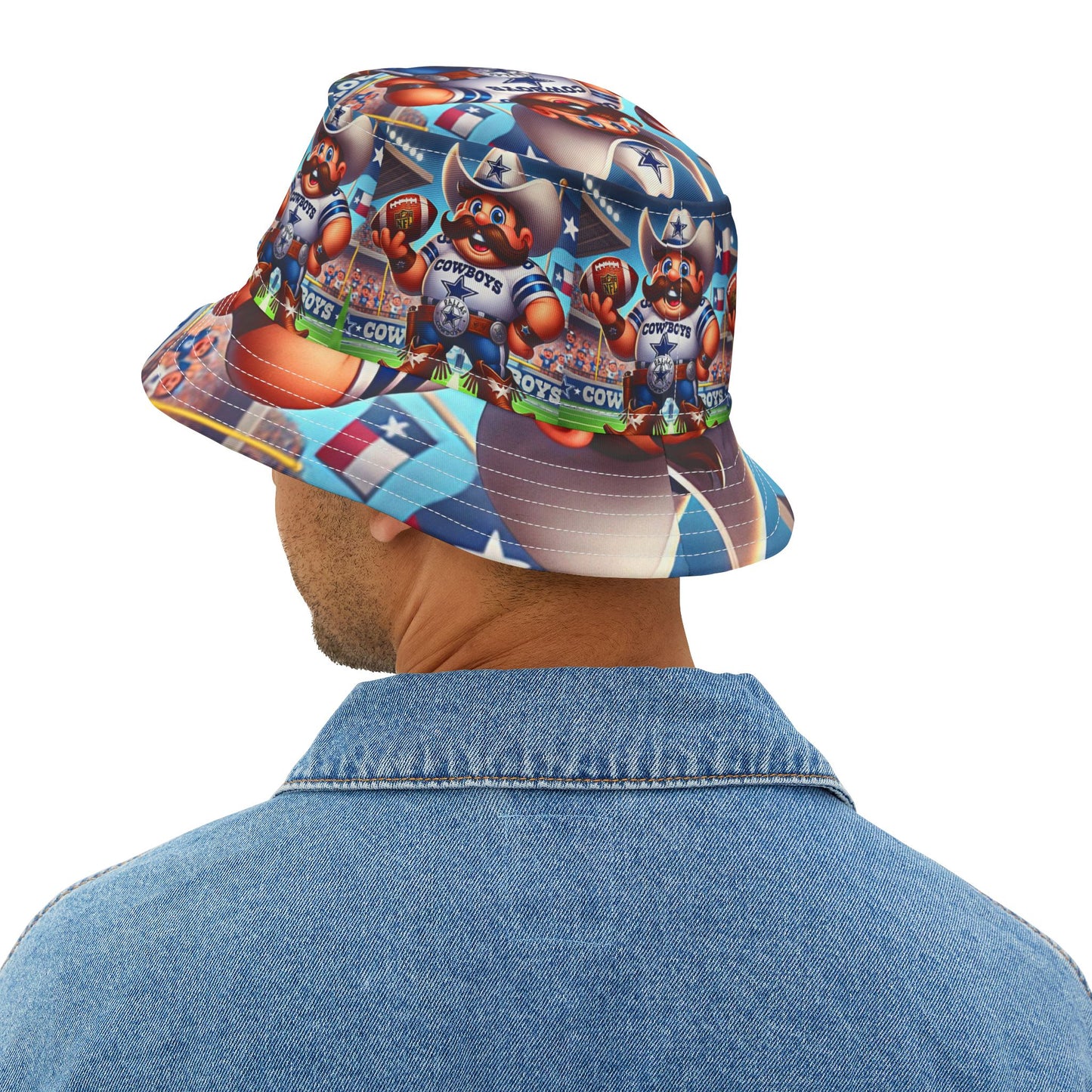Dallas Cowboy Football Team Bucket Hat Gift for Fan Unisex Sports