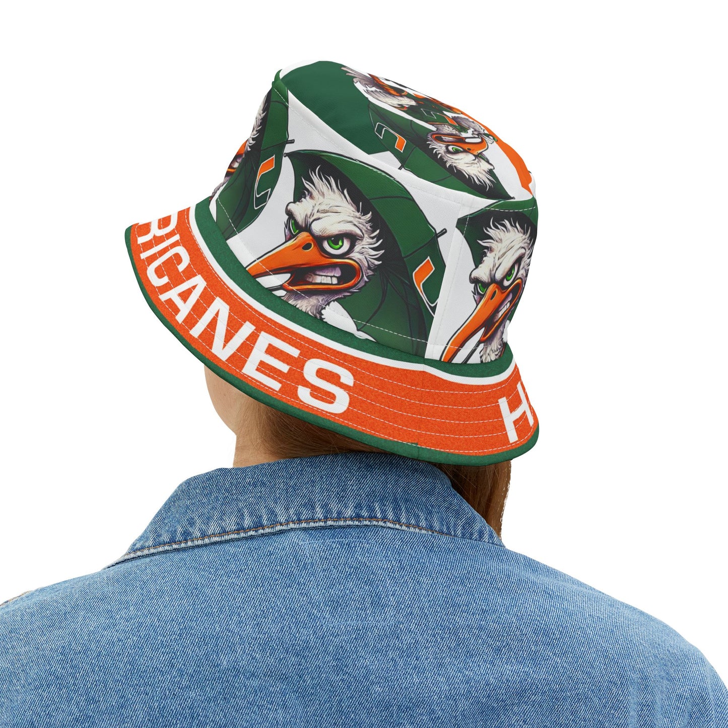 Miami University Hurricanes Bucket Hat Sports Team Fan Gift for Him Her