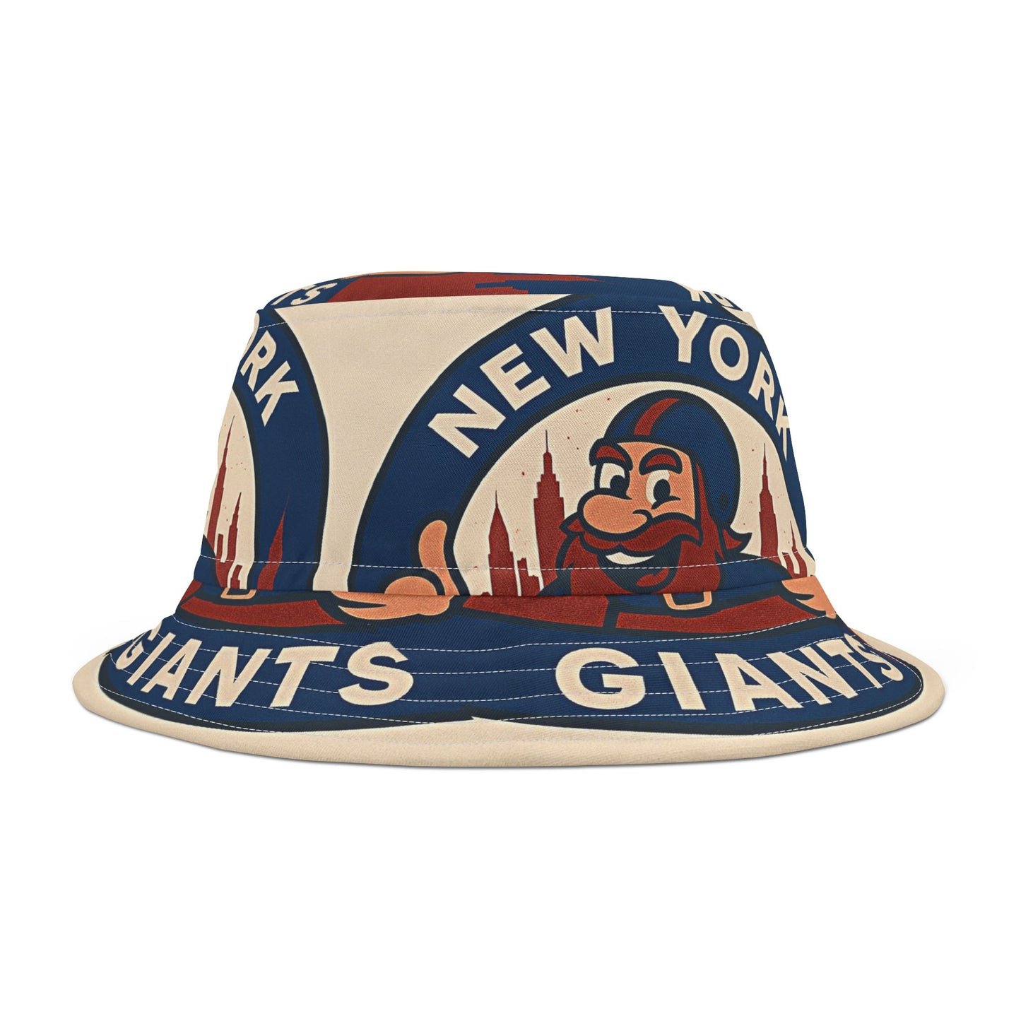 NY City Giants Bucket Hat Football Sports Wear Fan